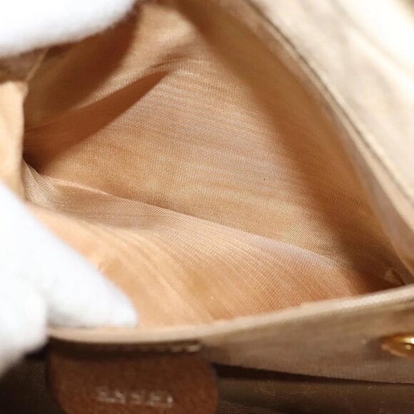 GUCCI Shoulder Bag Canvas Beige Gold 007 115 0162 Auth BA4154 - Picture 14 of 16